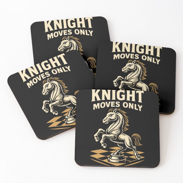 Item preview, Chess Player Knight Moves Only Board Game designed and sold by LuminOrb.