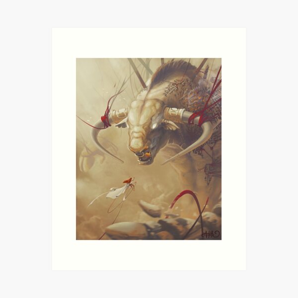 Item preview, Ariadne and the Minotaur designed and sold by AchilleDessine.