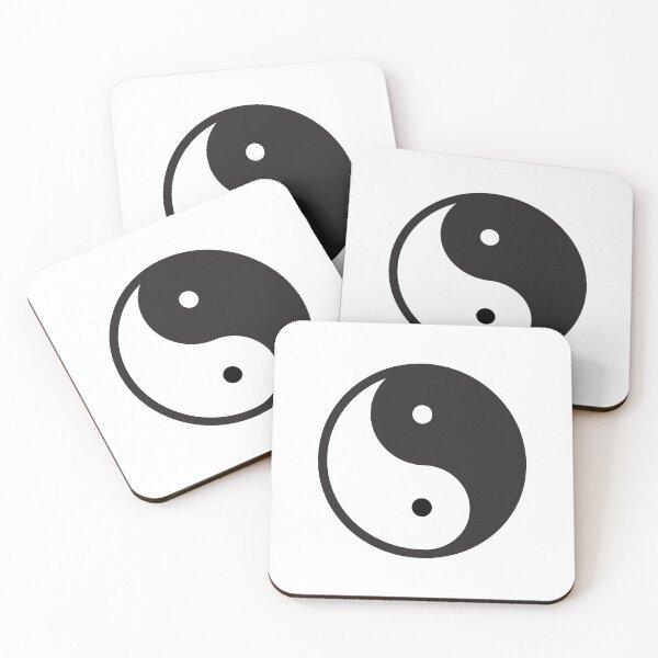 Item preview, Yin Yang – Black and White Logo Balance & Harmony Minimalist designed and sold by HermioneArt.