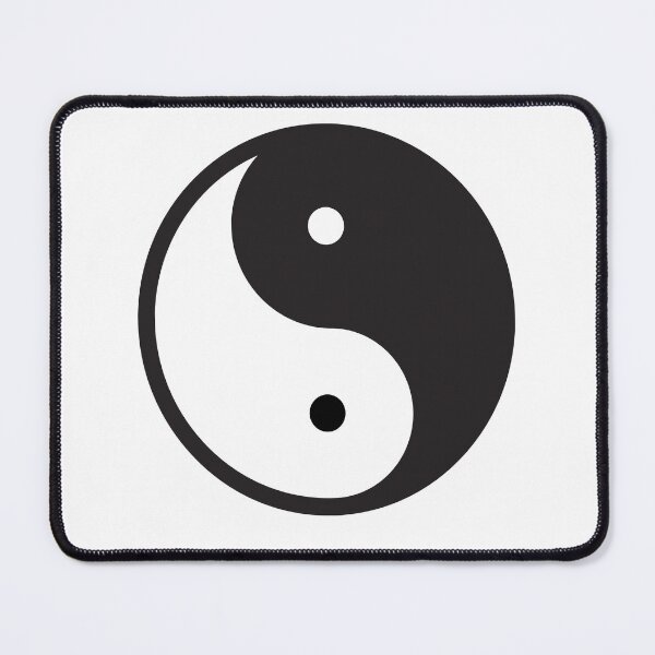 Item preview, Yin Yang – Black and White Logo Balance & Harmony Minimalist designed and sold by HermioneArt.