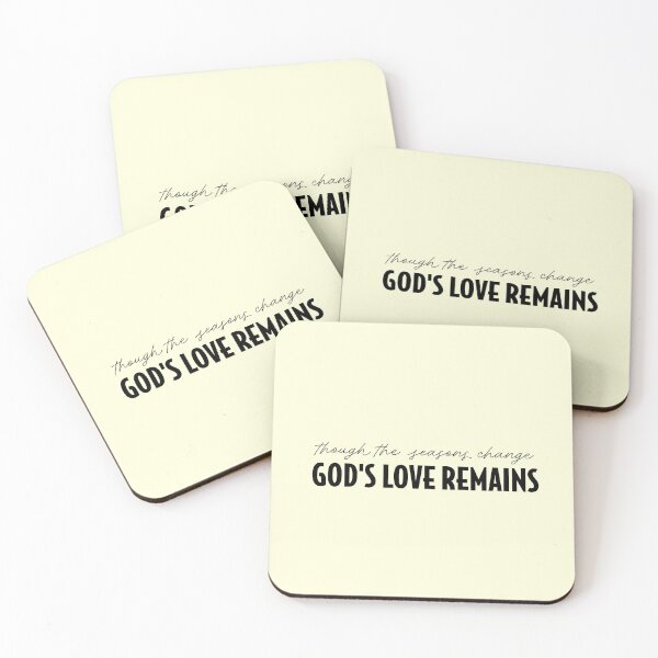 Item preview, God's Love Remains Through Every Season | Inspirational | Minimalist #2 designed and sold by JirehKollezion.