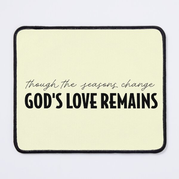 Item preview, God's Love Remains Through Every Season | Inspirational | Minimalist #2 designed and sold by JirehKollezion.
