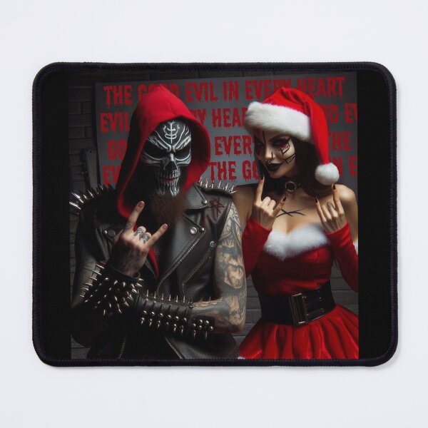 Item preview, Gothic Metal Santa Rock Gesture designed and sold by Voodoo Store Paranormal Collections.