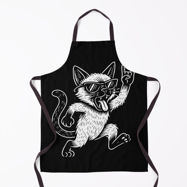 Item preview, Funny Rock Music Siamese cat Retro Heavy Metal designed and sold by LuminOrb.