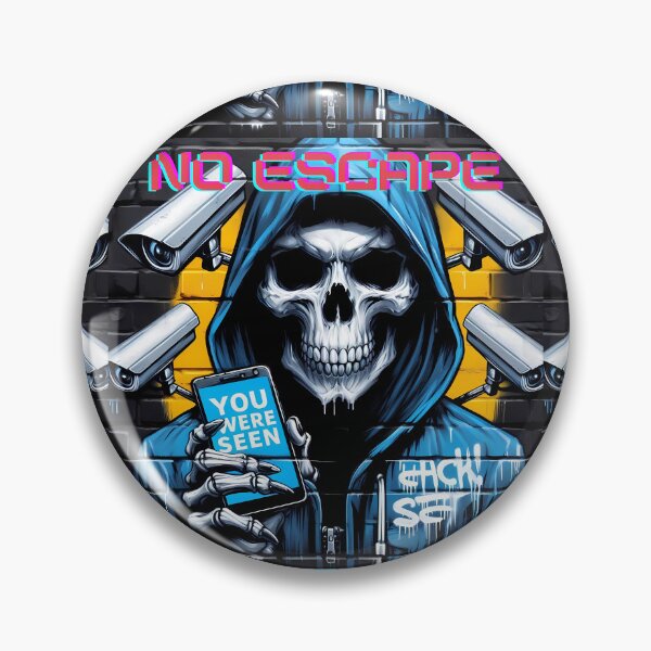 Item preview, Cyberpunk Skull Hacker Street Art designed and sold by KMHArts.