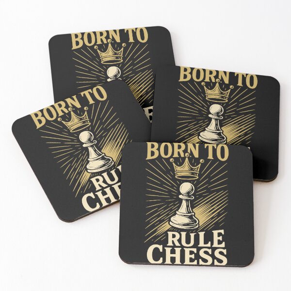 Item preview, Born To Rule Chess Player Chess Club Fun designed and sold by LuminOrb.