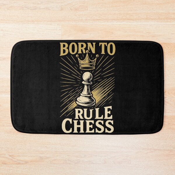 Item preview, Born To Rule Chess Player Chess Club Fun designed and sold by LuminOrb.