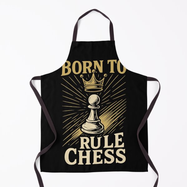 Item preview, Born To Rule Chess Player Chess Club Fun designed and sold by LuminOrb.