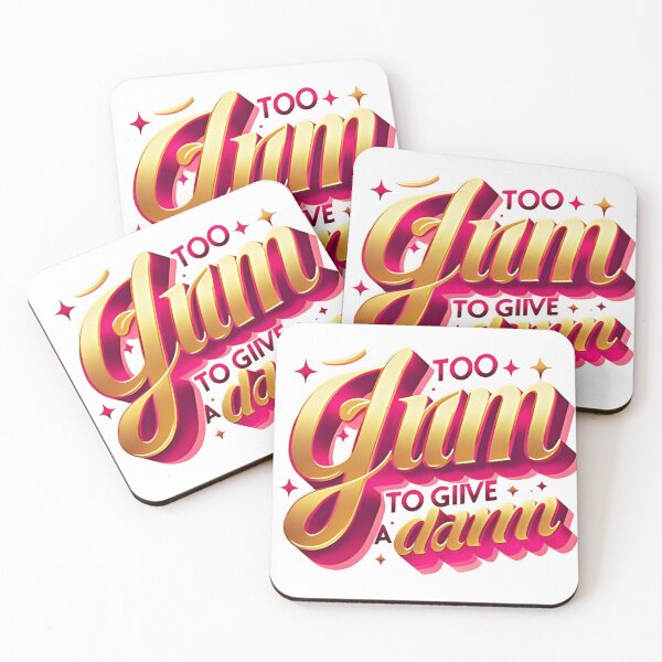Item preview, Too Glam to Give a Damn designed and sold by The Teeory.