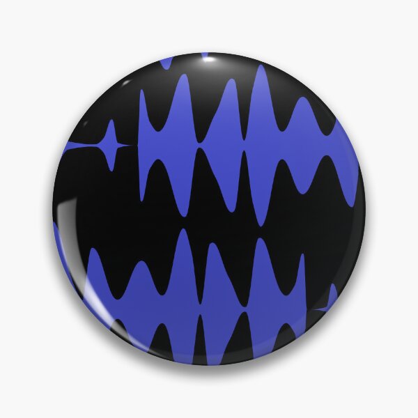 Item preview, Waveform Rhythm – Abstract Blue Soundwave Pattern Poster designed and sold by FestivityFinds.