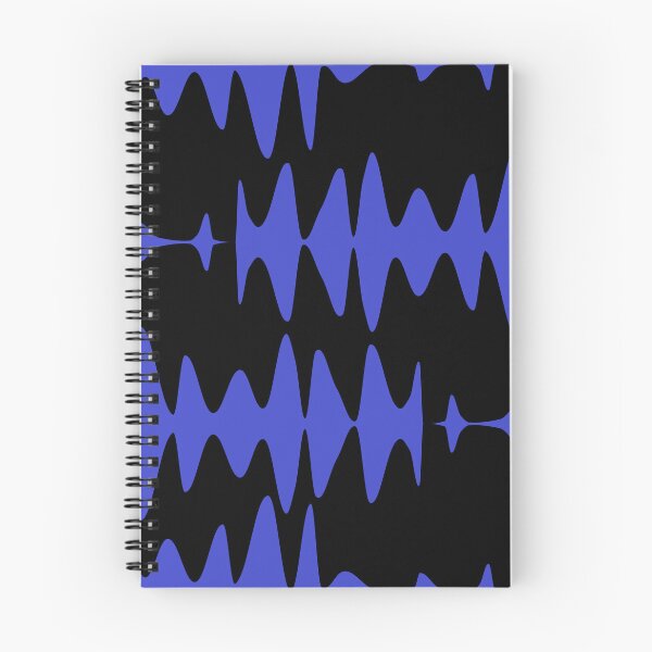 Item preview, Waveform Rhythm – Abstract Blue Soundwave Pattern Poster designed and sold by FestivityFinds.