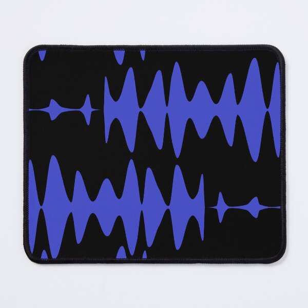 Item preview, Waveform Rhythm – Abstract Blue Soundwave Pattern Poster designed and sold by FestivityFinds.
