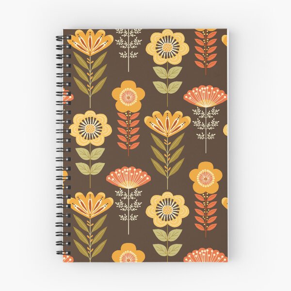 Item preview, Retro floral print designed and sold by Cheekyleopard.