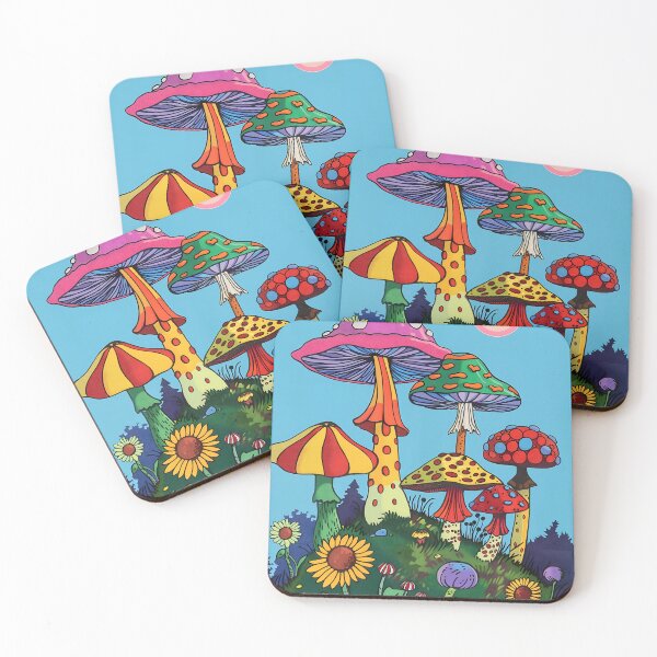 Item preview, Colorful Mushroom Forest designed and sold by xiao xuans.