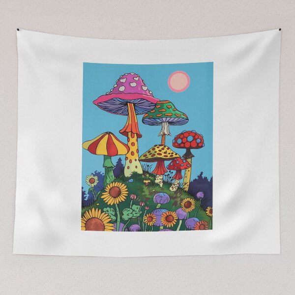 Item preview, Colorful Mushroom Forest designed and sold by xiao xuans.