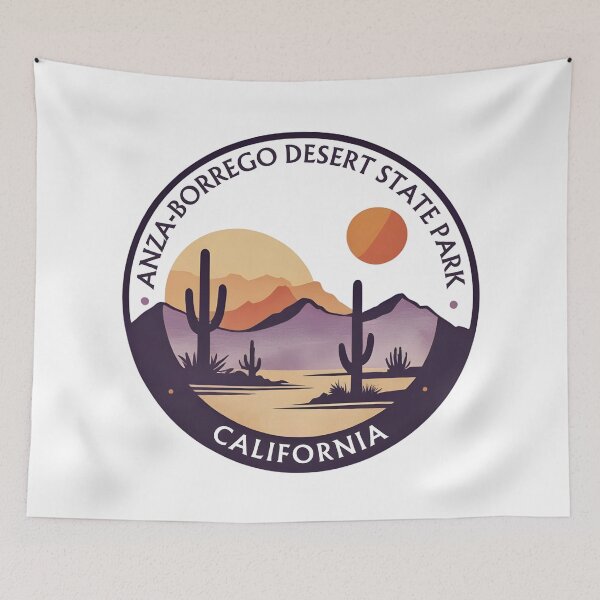 Item preview, Parque Estatal del Desierto de Anza-Borrego - California designed and sold by GoodOldVintage.