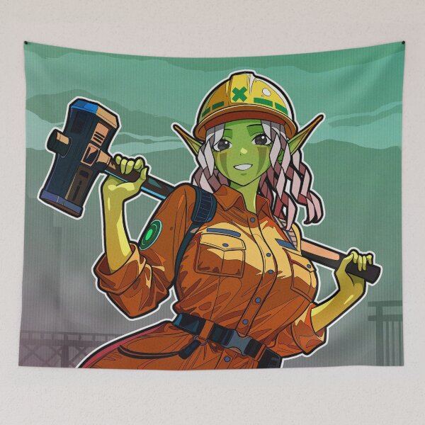 Item preview, MACE designed and sold by ohlalacomics.