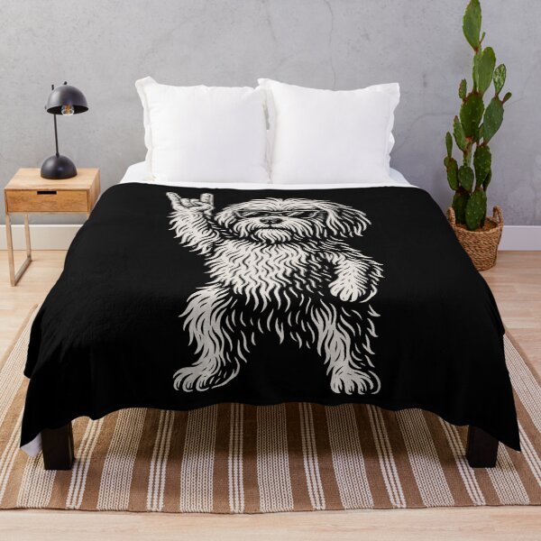 Item preview, Rock Musik Funny Heavy Metal Havanese Dog Vibes designed and sold by LuminOrb.