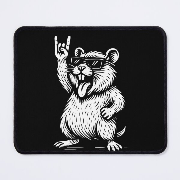Item preview, Metal Music Rock Musik Hamster Heavy Metal designed and sold by LuminOrb.
