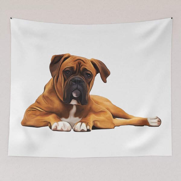 Item preview, Boxer Dog – Alert Expression Pet Portrait designed and sold by MarcVan.
