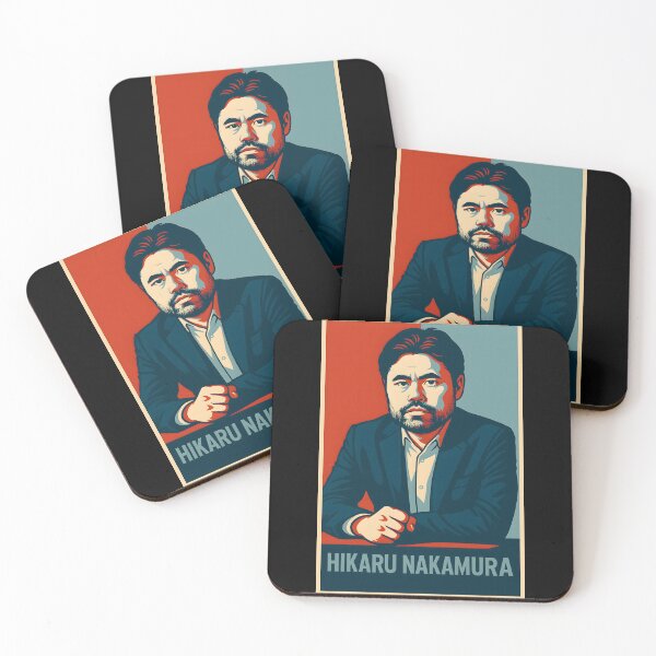 Item preview, Hikaru Nakamura - Pop Art Portrait designed and sold by GambitChess.