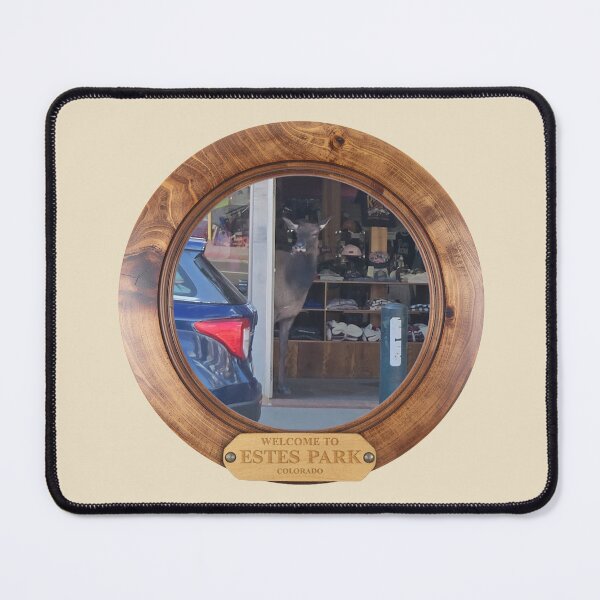 Item preview, Welcome To Estes Park - Elk in a Store designed and sold by The-RoseStudios.