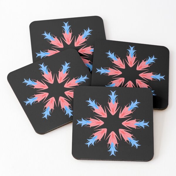Item preview, Red and blue mandala designed and sold by Meo Design.