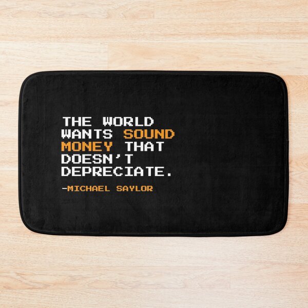 Item preview, Sound money - Michael Saylor Bitcoin Quote designed and sold by CyberRex.