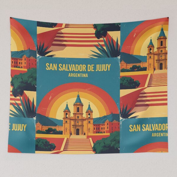 Item preview, San Salvador de Jujuy Argentina Vintage Travel Tourism designed and sold by TravelersGems.