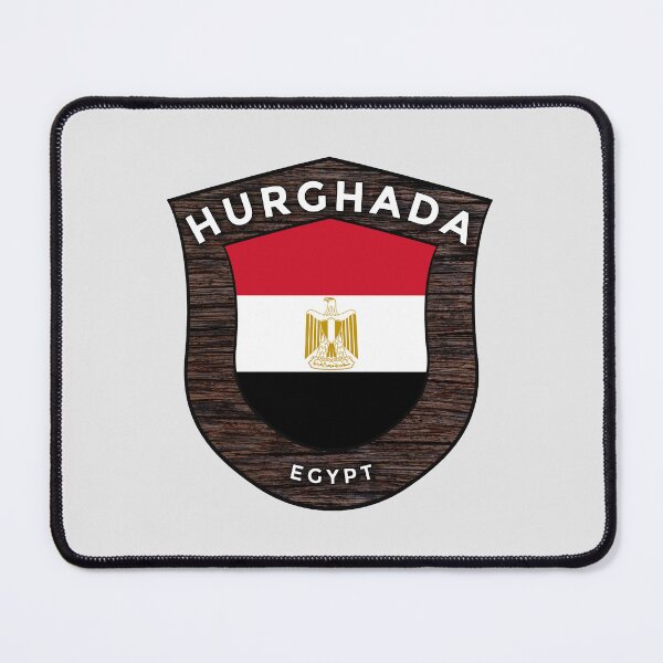 Item preview, Hurghada Egypt Emblem Flag designed and sold by World Designs.