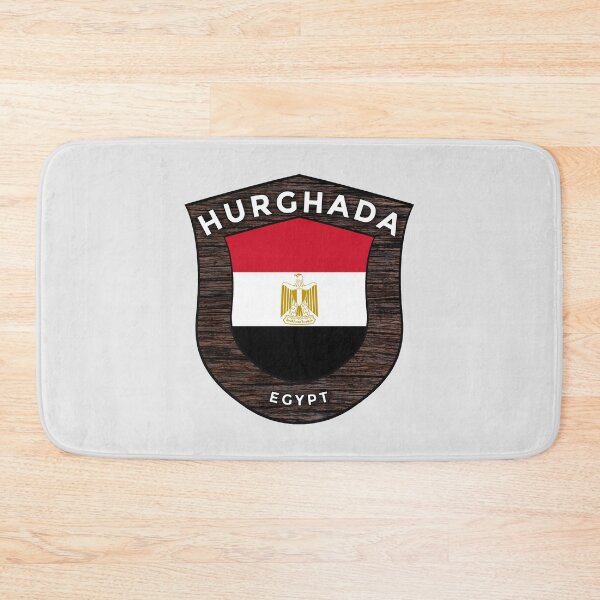 Item preview, Hurghada Egypt Emblem Flag designed and sold by World Designs.
