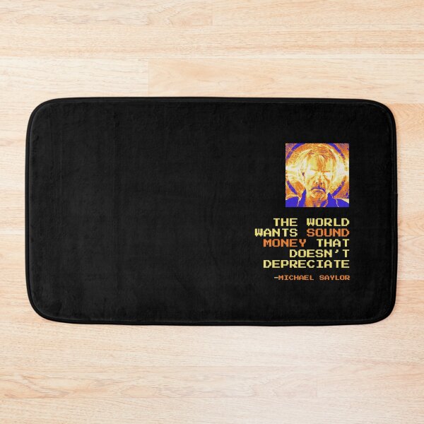 Item preview, Sound money - Michael Saylor Bitcoin Quote Art designed and sold by CyberRex.