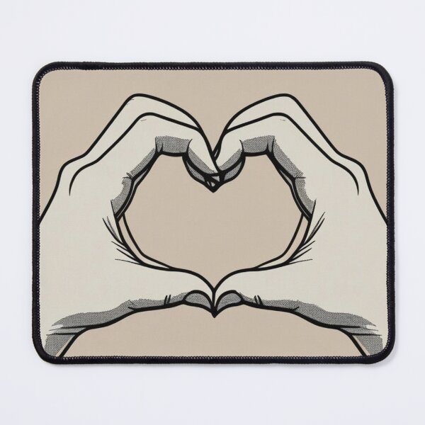 Item preview, Hands Forming a Heart – Minimal Love Line Art Design designed and sold by Creative Design Studio.