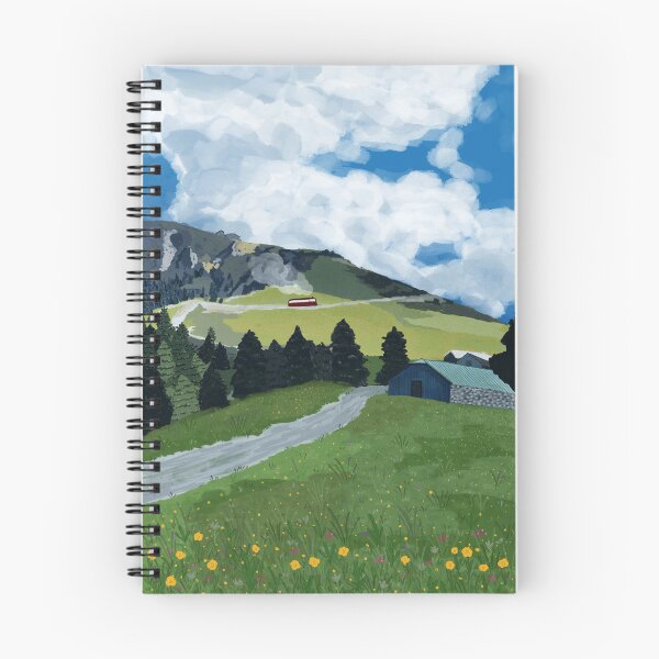 Aperçu de l'œuvre Vue sur la montagne créée et vendue par artbybirgit.