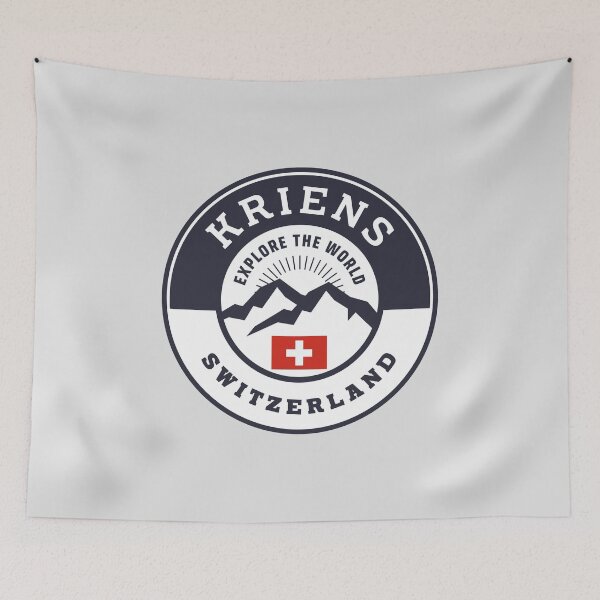 Item preview, Kriens Switzerland Black and White Crest designed and sold by World Designs.