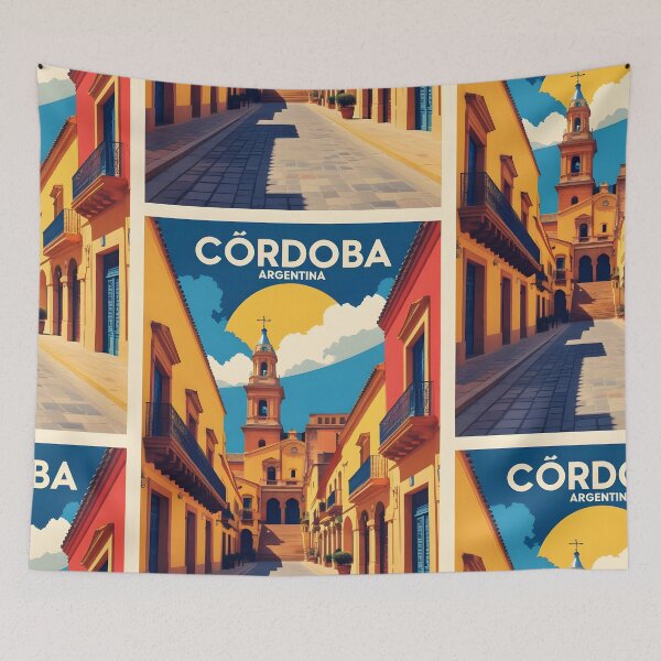 Item preview, Cordoba Argentina Vintage Travel Tourism designed and sold by TravelersGems.