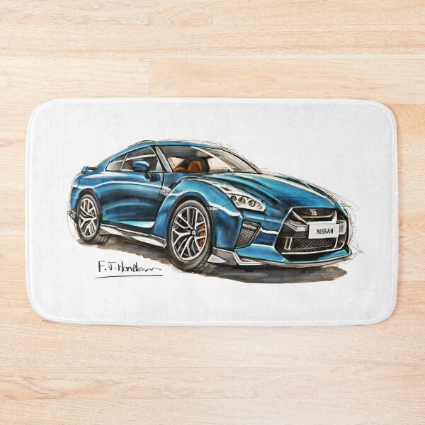 Artikelvorschau, GTR R35 in Blau. entworfen und verkauft von Francohanekom.