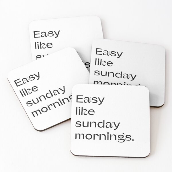 Item preview, easy like Sunday mornings designed and sold by artbybirgit.
