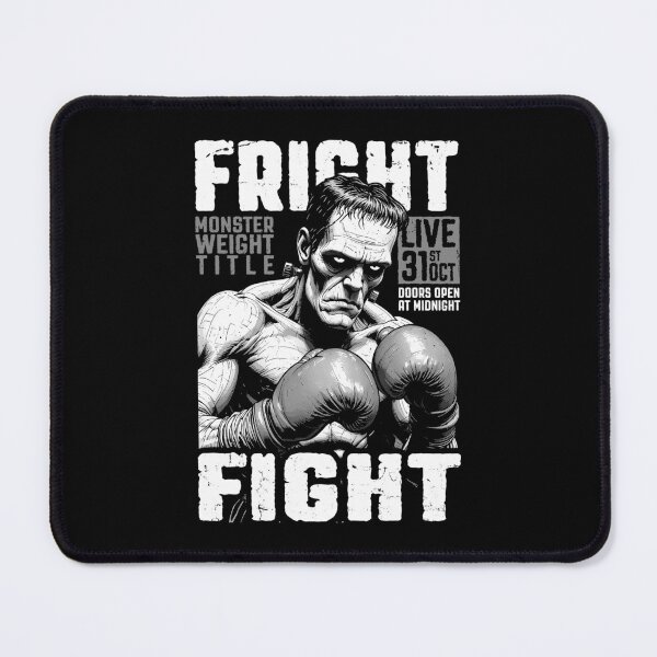Item preview, Boxer Boxing Frankenstein Fright Fight Halloween Pugilism designed and sold by GrandeDuc.