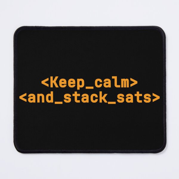 Item preview, Calm Stacking - BTC Mindset Edition designed and sold by Silvernuit.