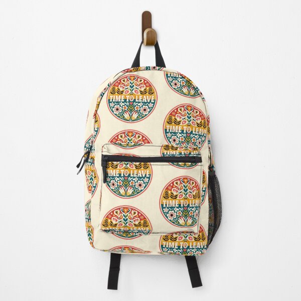 Item preview, "Time to Leave" Vibrant Pattern - Scandinavian Folk Art by heidiannemorris © designed and sold by FOLK ART FUSION by heidiannemorris.