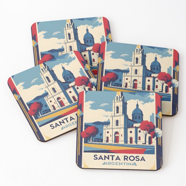 Item preview, Santa Rosa Argentina Minimalist Travel Tourism designed and sold by TravelersGems.
