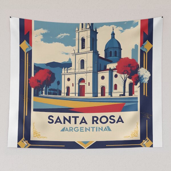 Item preview, Santa Rosa Argentina Minimalist Travel Tourism designed and sold by TravelersGems.