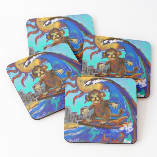 Item preview, surfing monkey designed and sold by guilhernunes.
