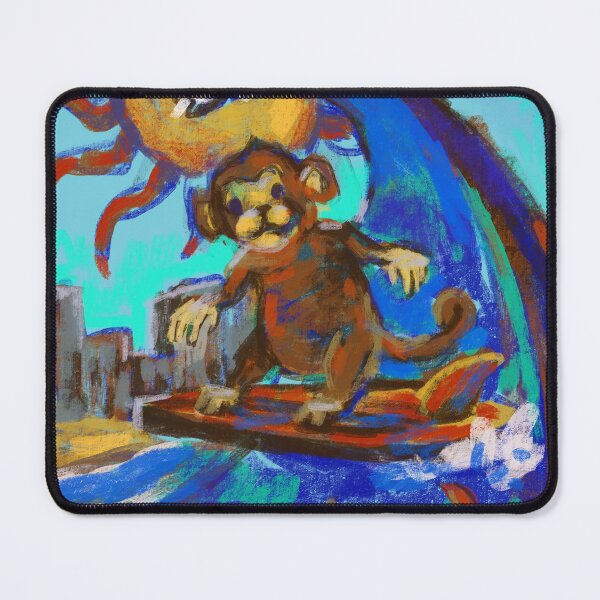Item preview, surfing monkey designed and sold by guilhernunes.