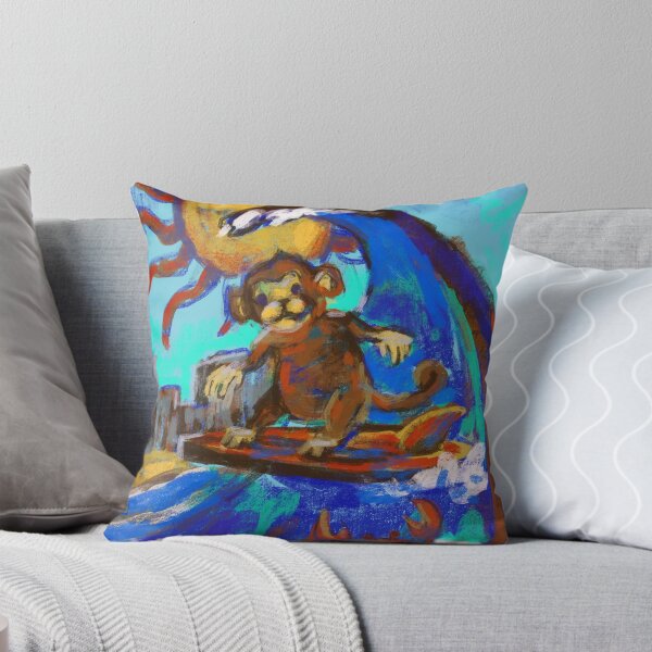 Item preview, surfing monkey designed and sold by guilhernunes.