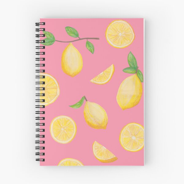 Item preview, Lápiz de color con estampado de limón - Ilustración tropical designed and sold by artbybirgit.
