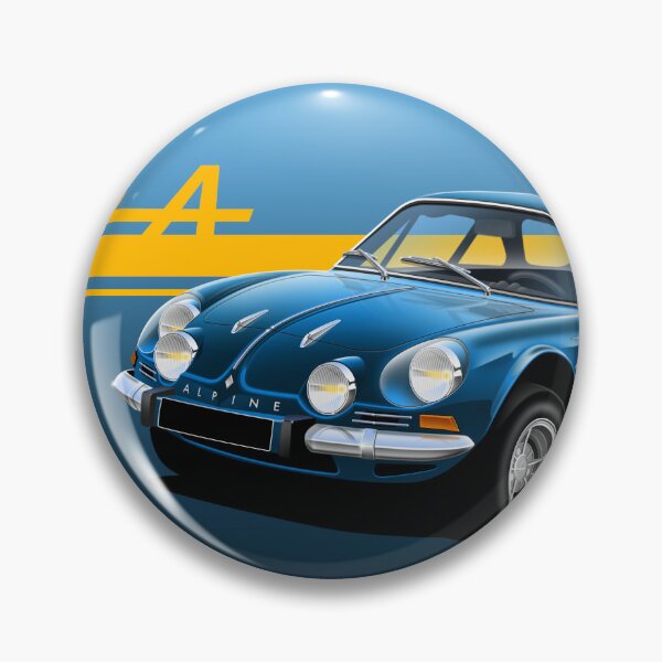Item preview, Classic Alpine A110 - Yellow stripe designed and sold by RJWautographics.