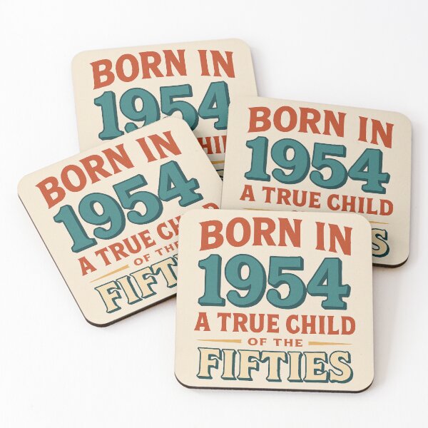 Item preview, Born in 1954 – A True Child of the Fifties designed and sold by TheWonkyEaselCo.