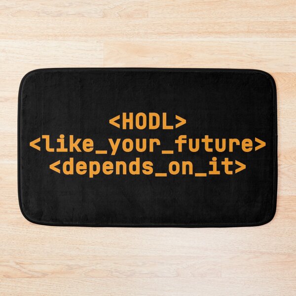 Item preview, HODL for future - BTC Mindset Edition designed and sold by Silvernuit.